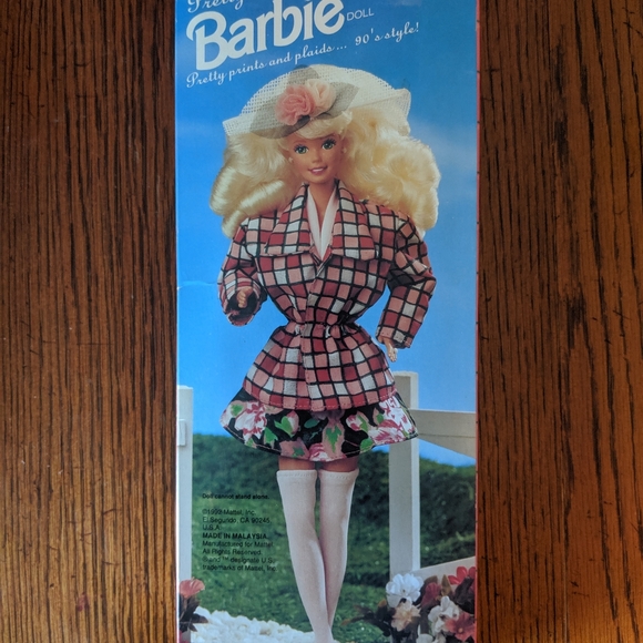 pretty in plaid barbie